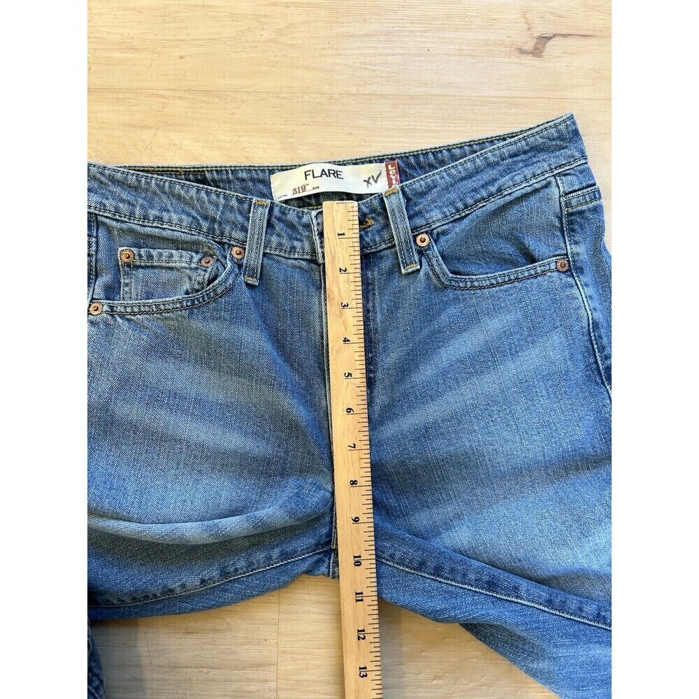 Levi’s 519 Flare Mid-Rise Women’s Retro Y2K Western Jeans Size 9 M - Picture 5 of 6